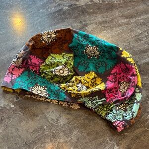 Floral Multicolor Women's Bouffant Scrub Hat